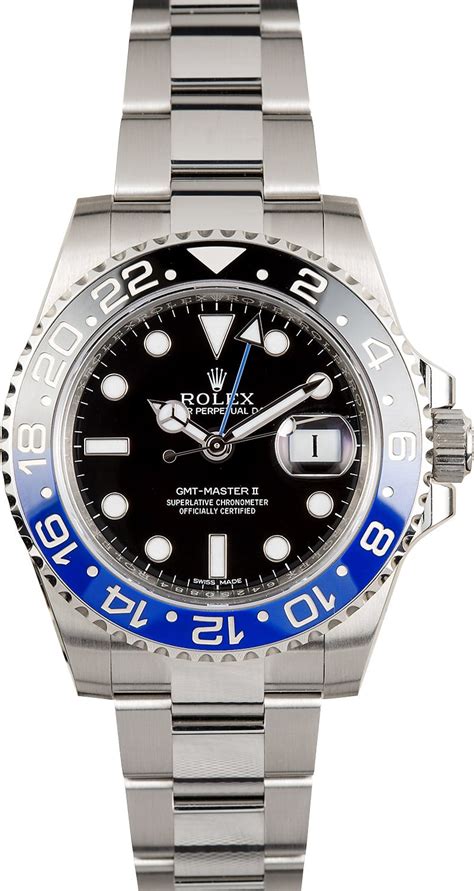 rolex gmt batman prices